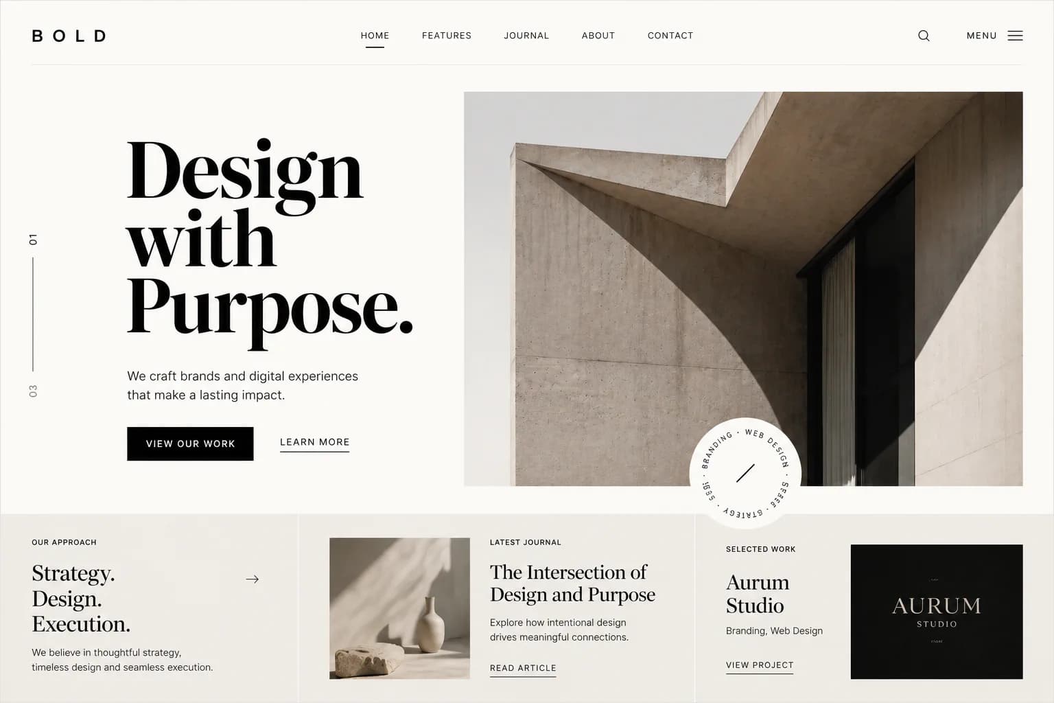 Bold / Editorial Beispiel